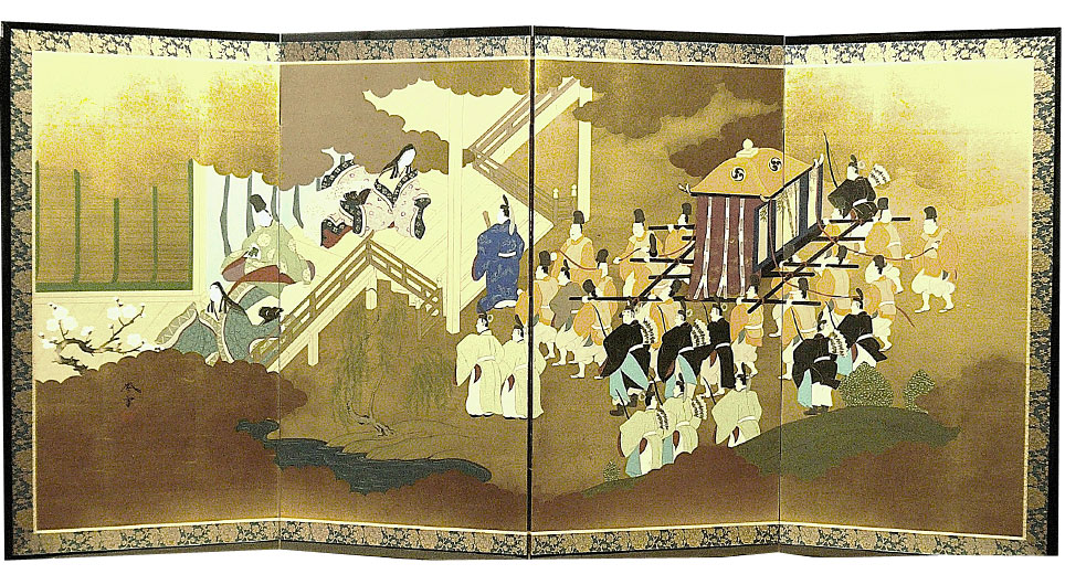 源氏神輿-Genji visits to Princess-