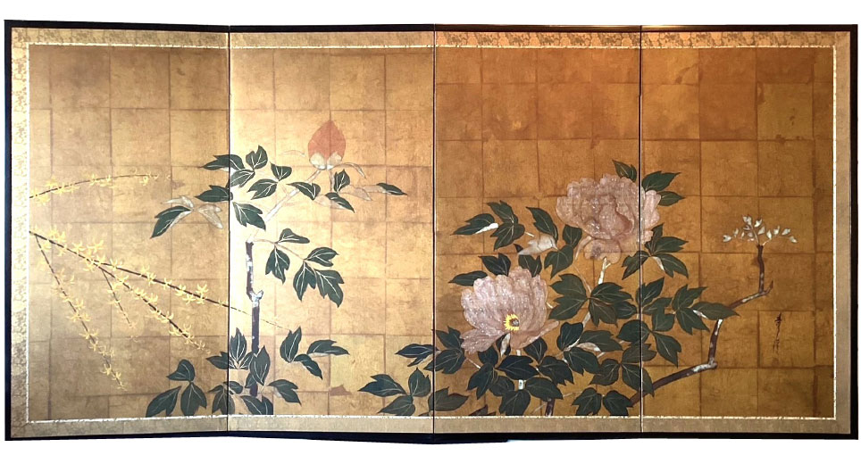 萩に牡丹－Peony and bush clover－